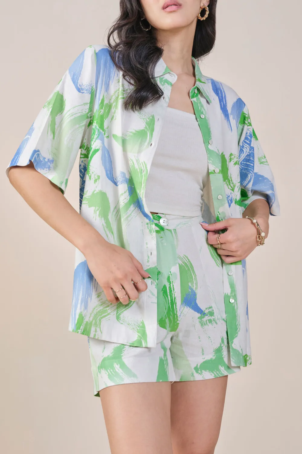 Casual Style Swirls Coord Set