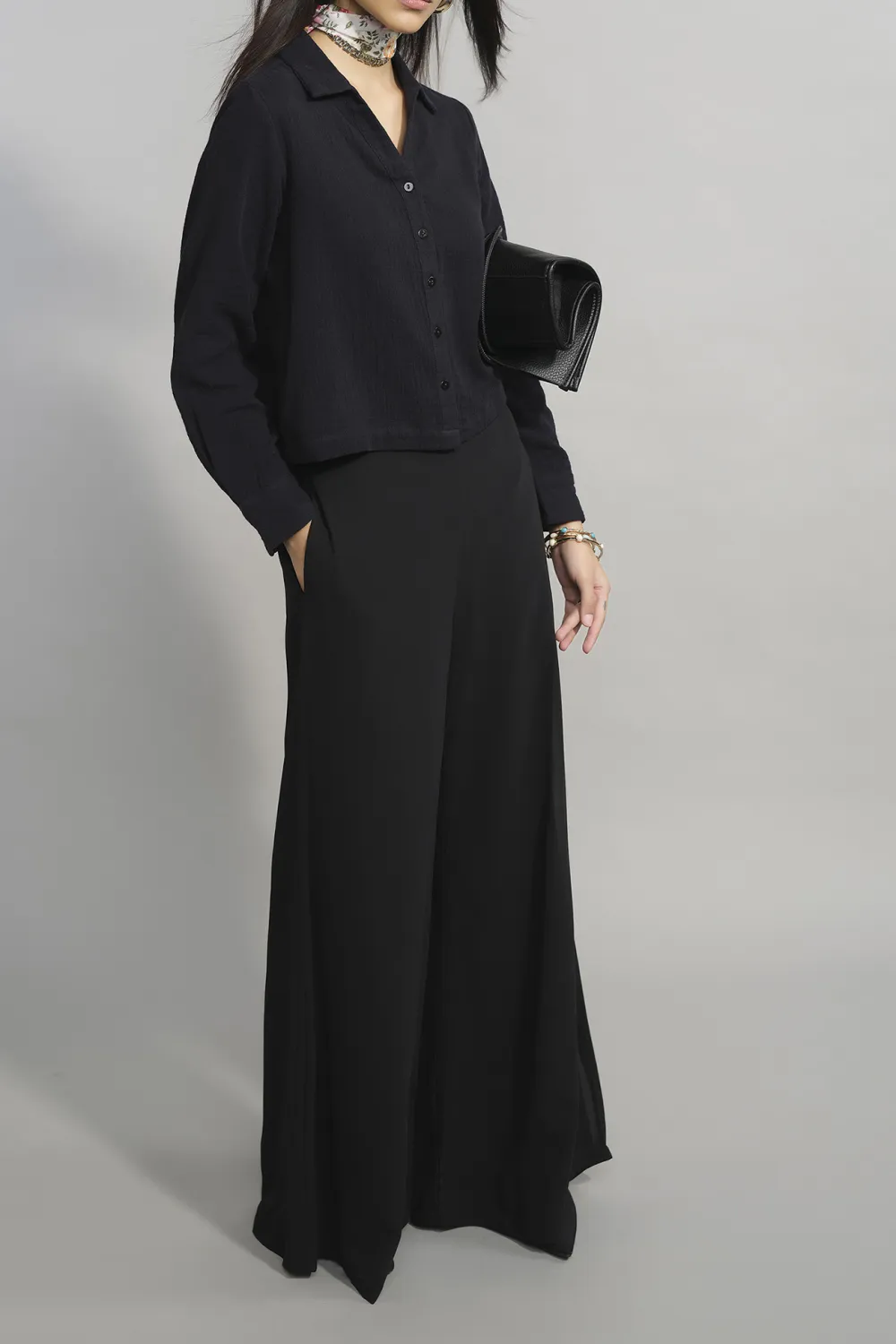 Lapel Casual Style White Shirt