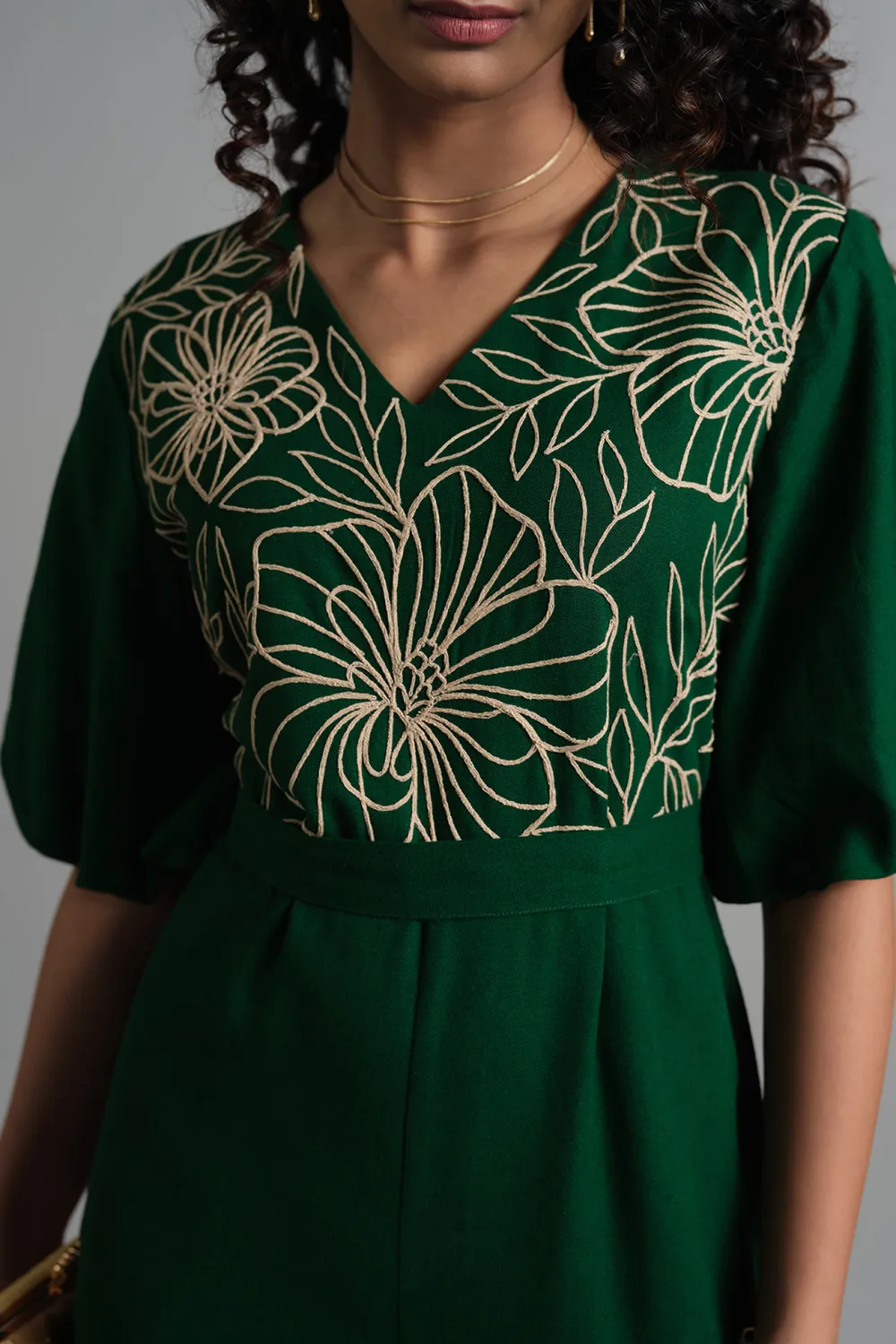 Casual Style Wide-Leg Jumpsuit