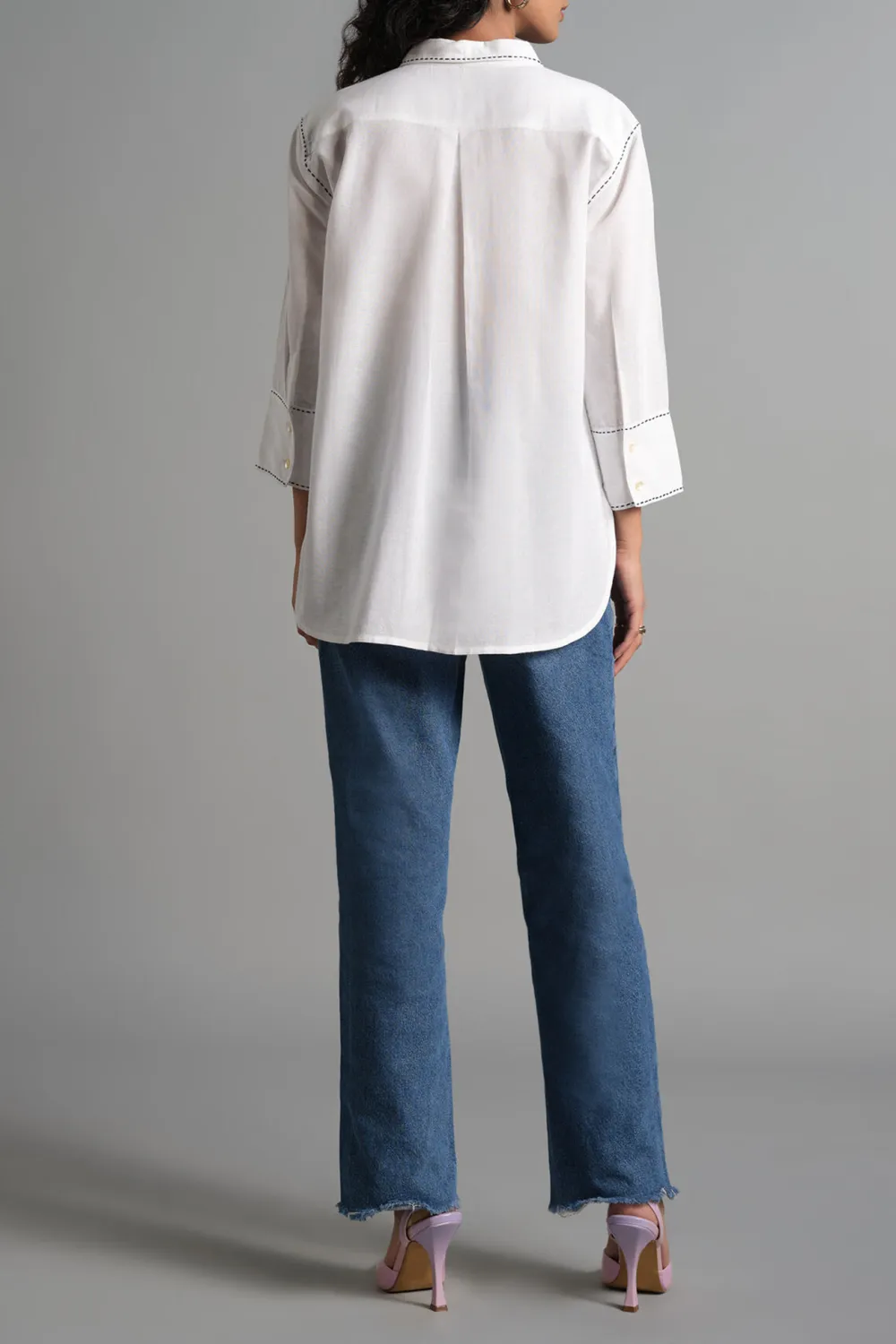 Regular Length Casual Style Shirt