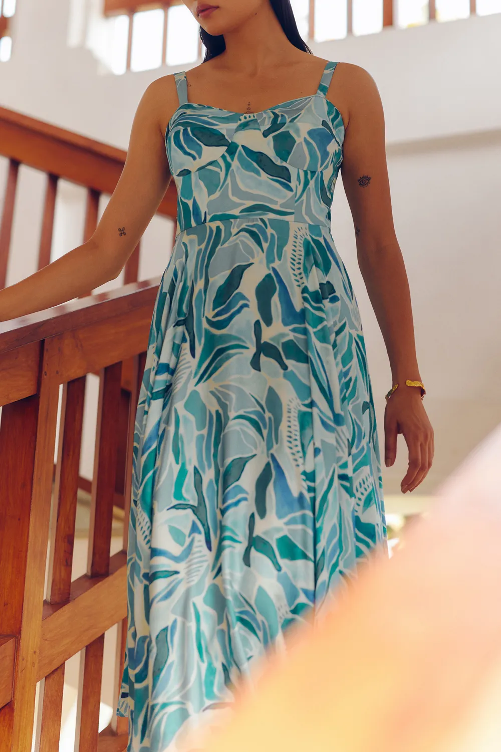 Sleeveless V-Neck Casual Style  Dress