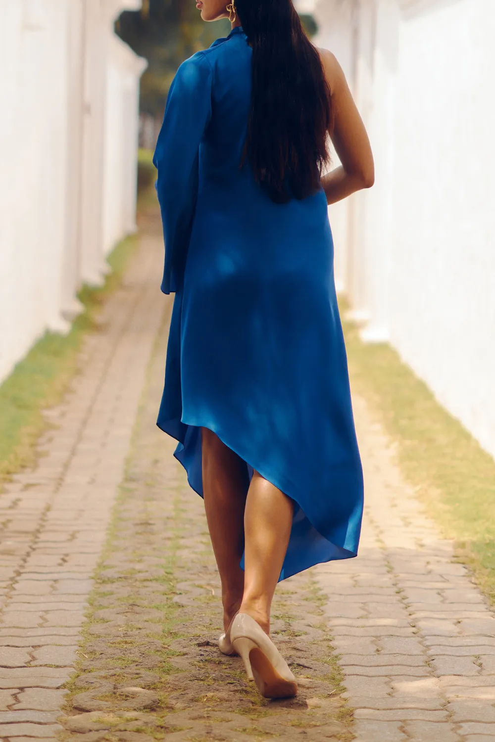 Dark Blue Casual Style  Dress