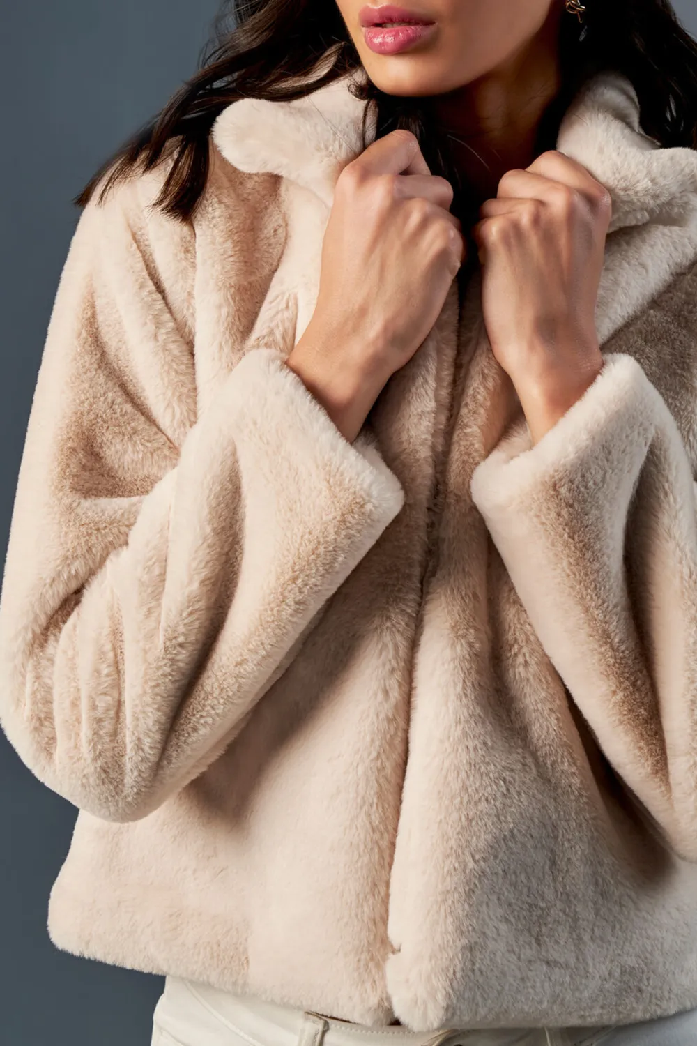 Winter Wear Cream Jacket