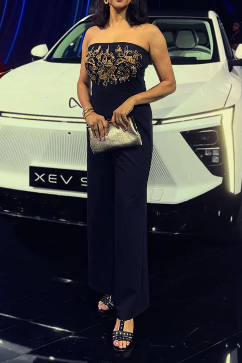 Black Casual Style Jumpsuit