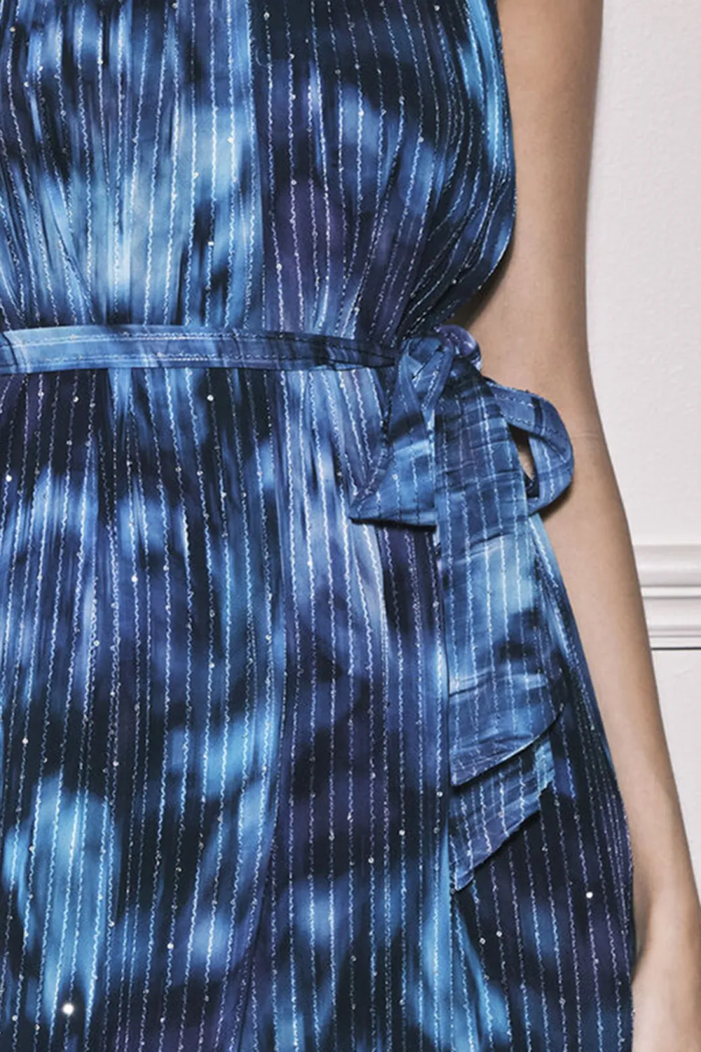 Casual Style Aqua Reflections Georgette Jumpsuit